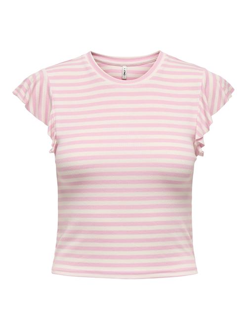 ONLBELIA S/L FRILL TOP BOX JRS ONLY | 15289848/Roseate Spoonbill